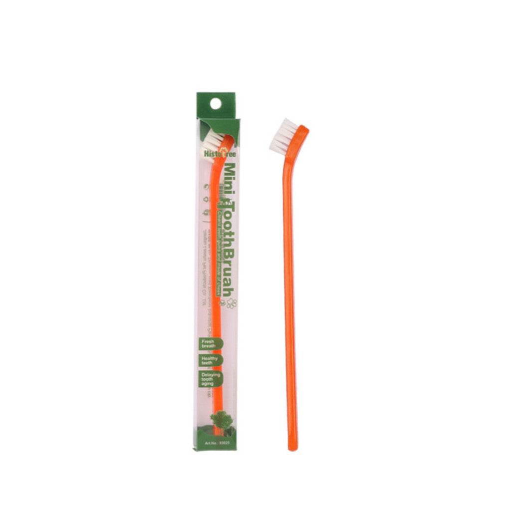 Mini Pet Tooth Brush Orange Red
