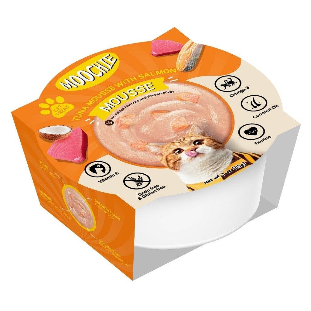 Moochie Seafood Selection Cat Food 85g Tuna Mousse Salmon
