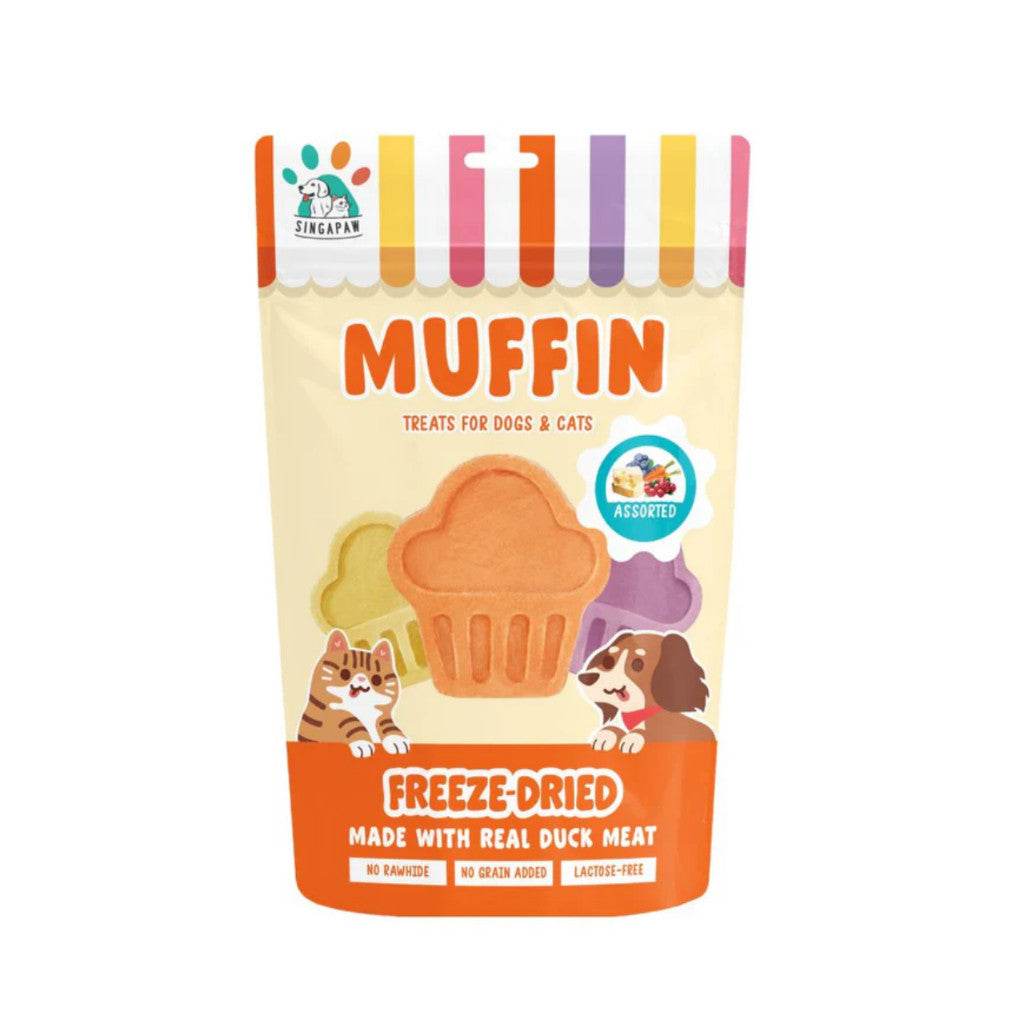 Singapaw Freeze Dried Ice Cream, Waffle & Muffin Muffin Assorted 100g