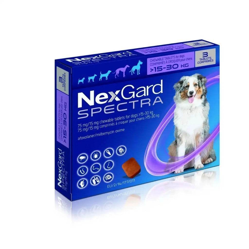NexGard Spectra Chewable Tablets for Dogs Large (>15-30kg)