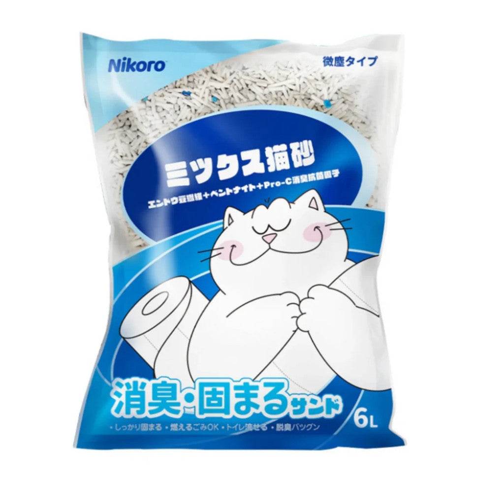 Nikoro Mixed Cat Litter 6L/2.5kg Original Tofu