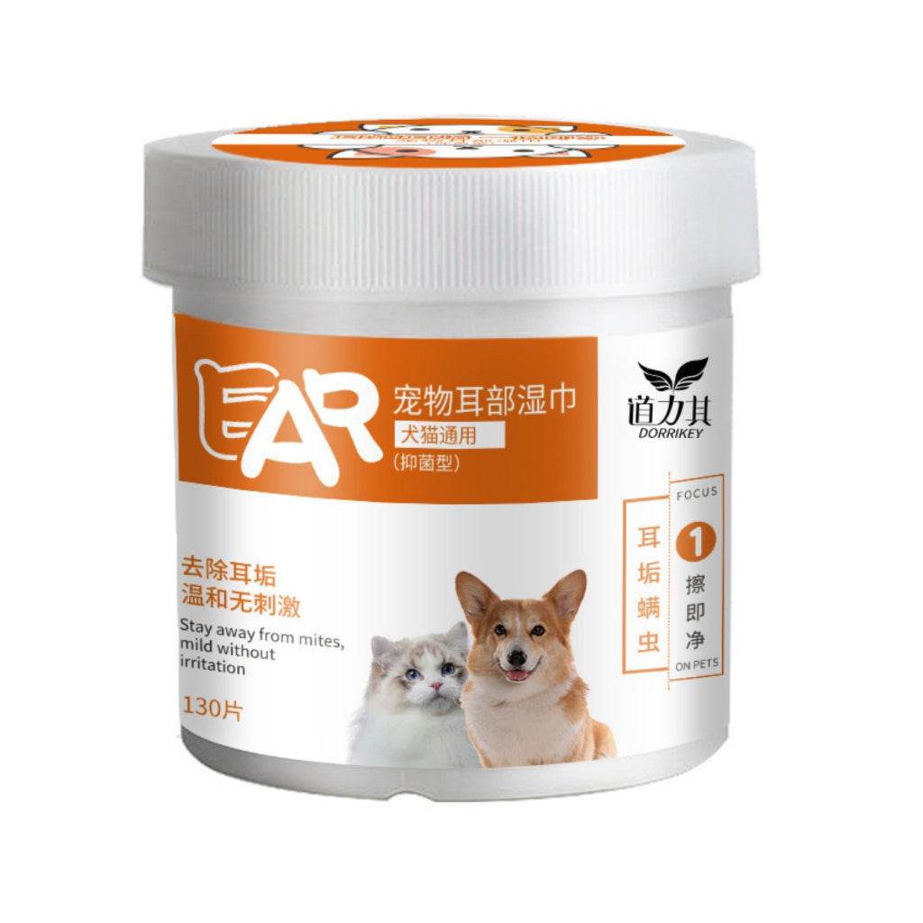 Pet Dental, Eyes & Ear Wipes – Tear Stain Removal Ear Wipes 130pcs