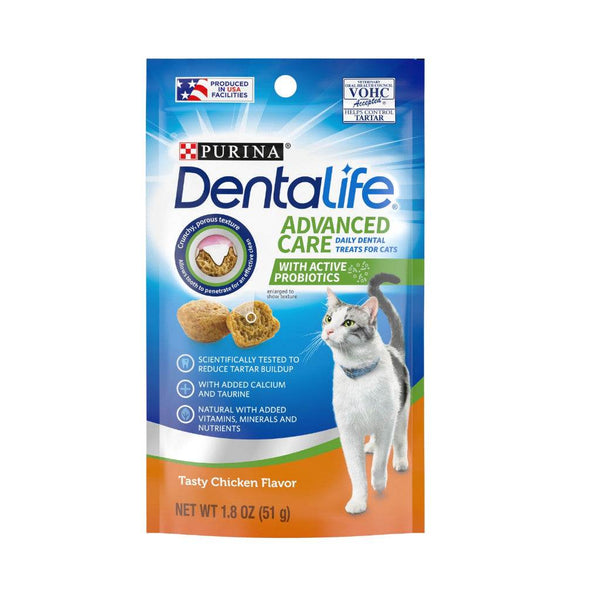 Purina Dentalife Advanced Care Cat Treats 51g – Salmon & Chicken