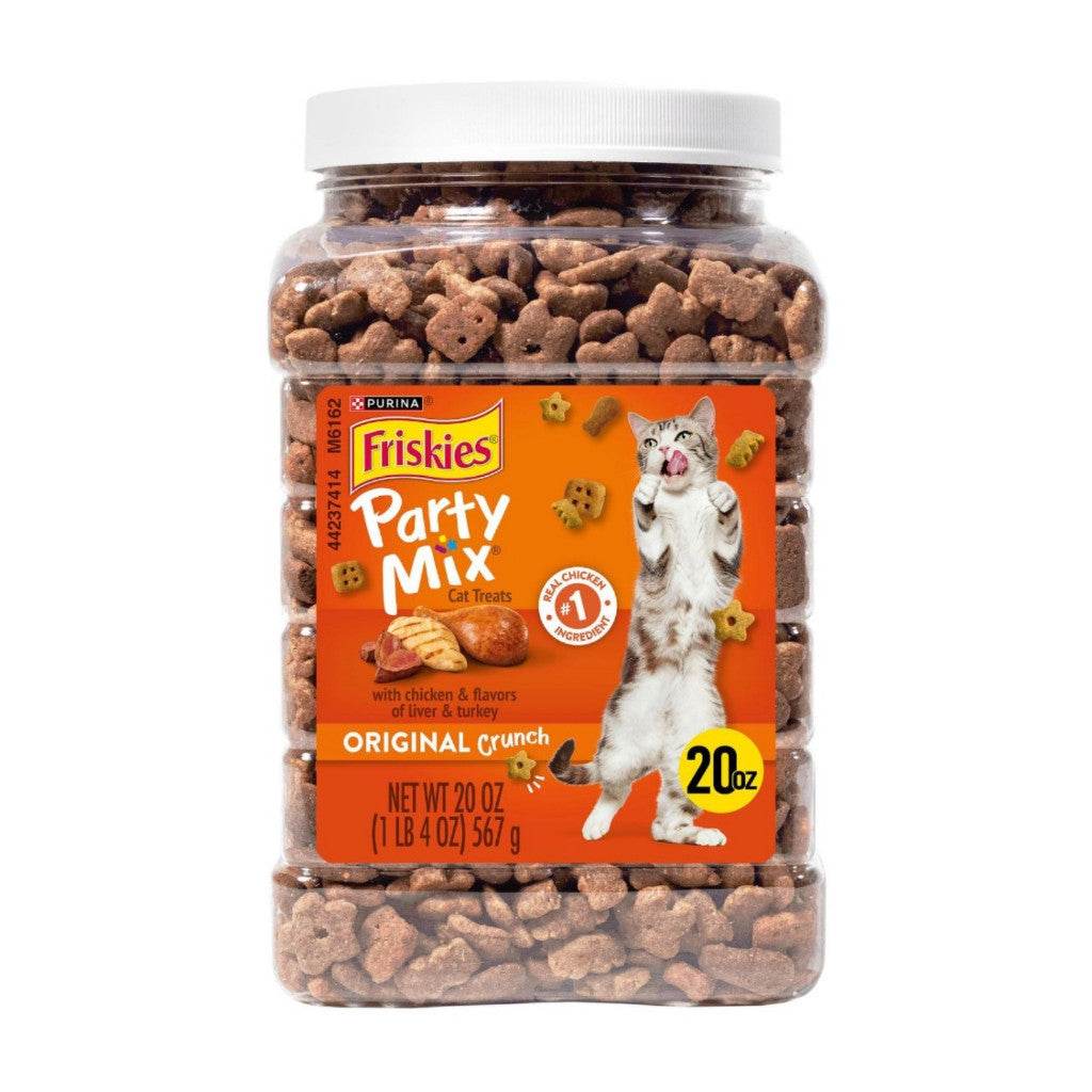Friskies Party Mix Cat Treats Original Crunch