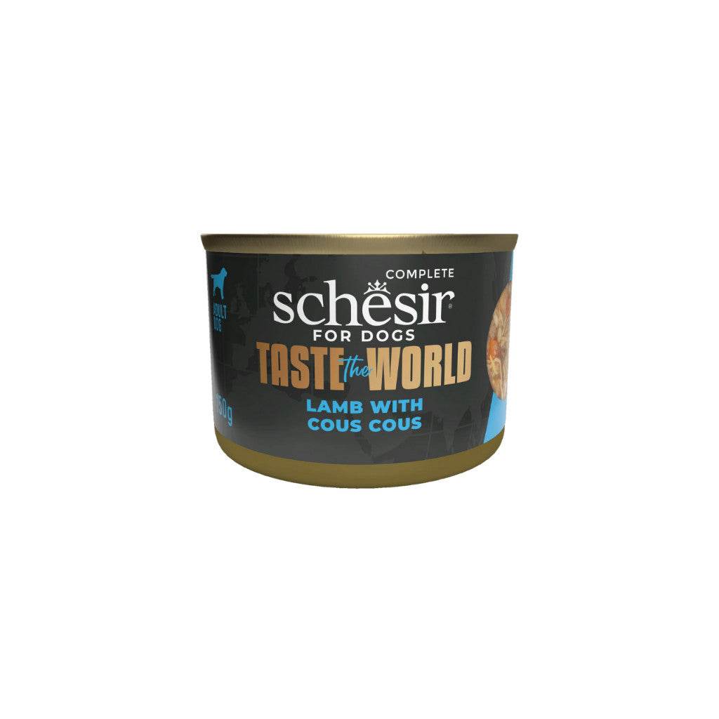 150g Schesir Taste the World Dog Canned Food Lamb with Cous Cous