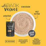 Schesir After Dark Wet Cat Food 80g Mousse Chicken