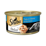 Sheba Deluxe Canned Wet Cat Food 85g - High-Protein Meal for Cats