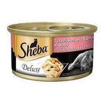 [Bundle of 24] Sheba Deluxe Cat Wet Food Can - Premium Meal and Natural Ingredients