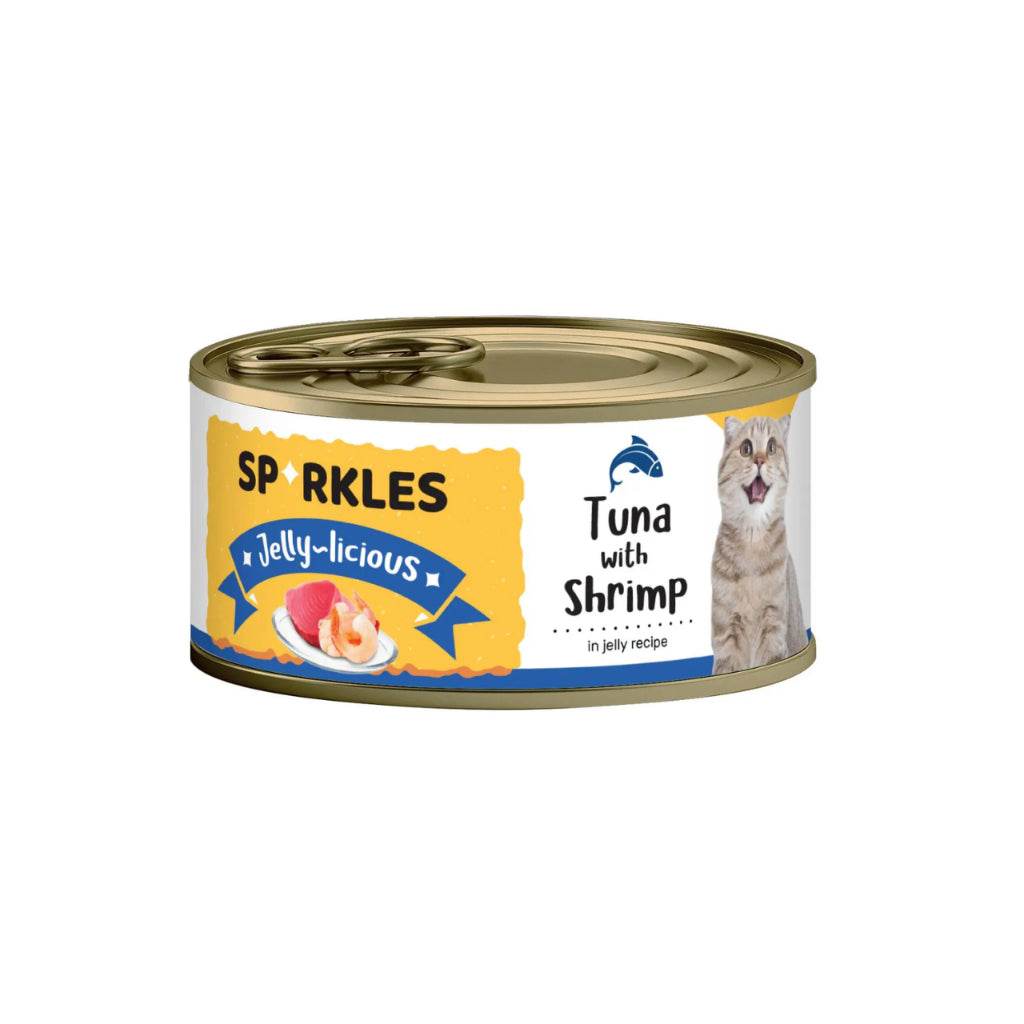 Sparkles Healthy Cat Food Jelly Tuna Shrimp