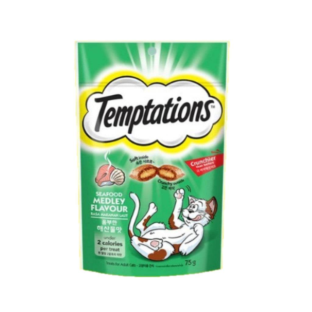 Temptations Cat Treats 75g Seafood Medley