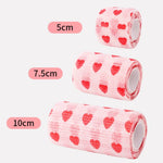 Pet Self Adhesive Bandage Red Heart