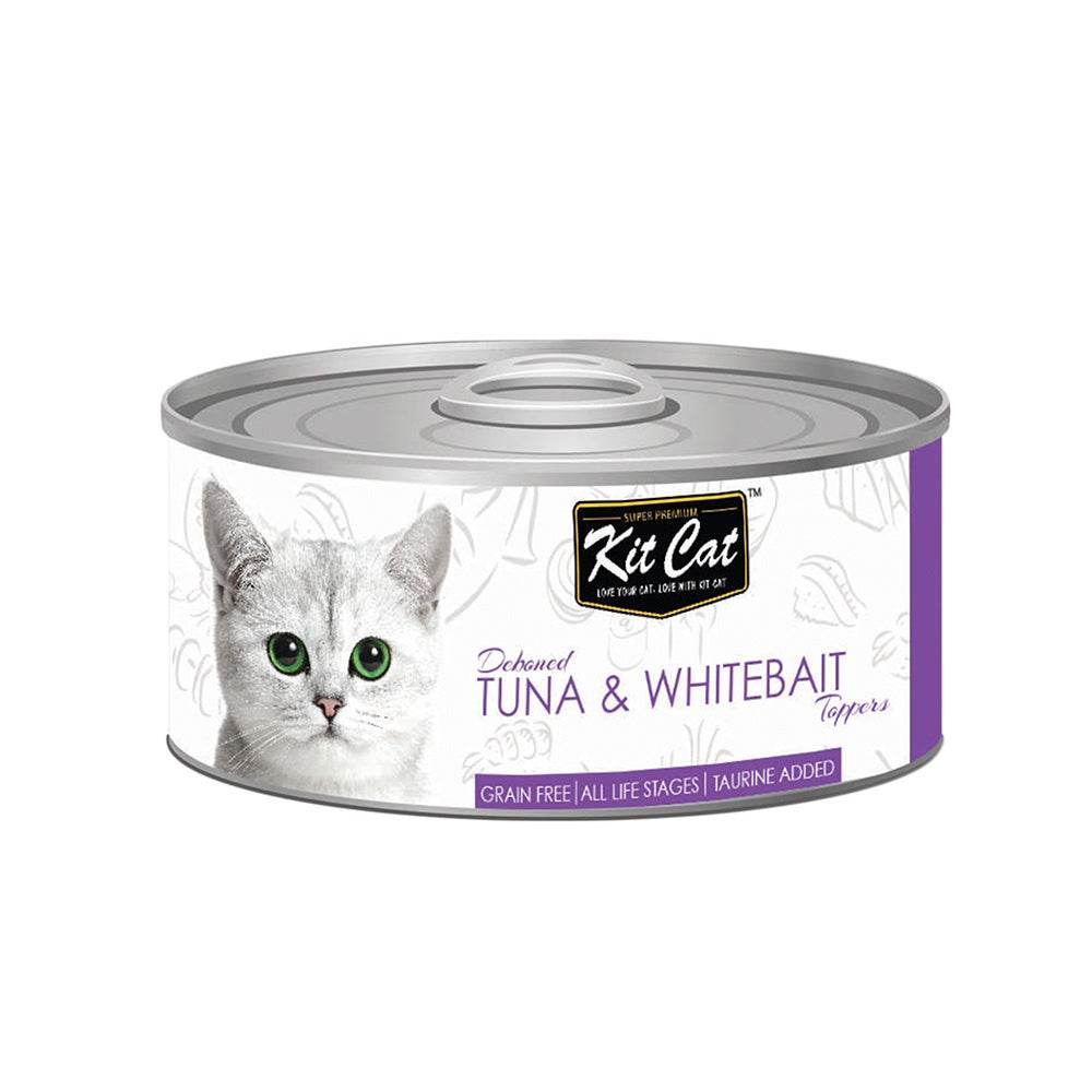 Kit Cat Deboned Food Topper 80g Tuna & Whitebait