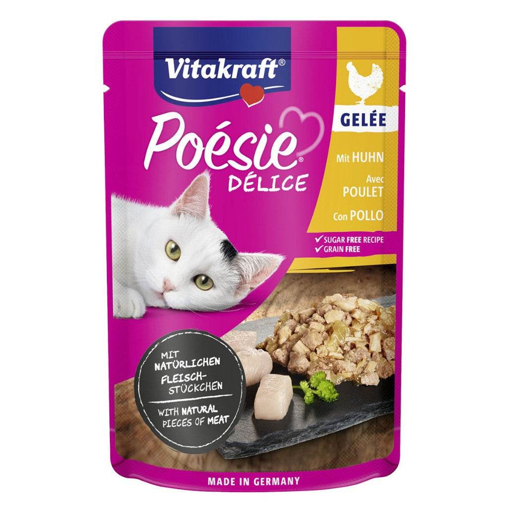 Vitakraft Poesie Delice Pouch 85g Chicken | Jelly