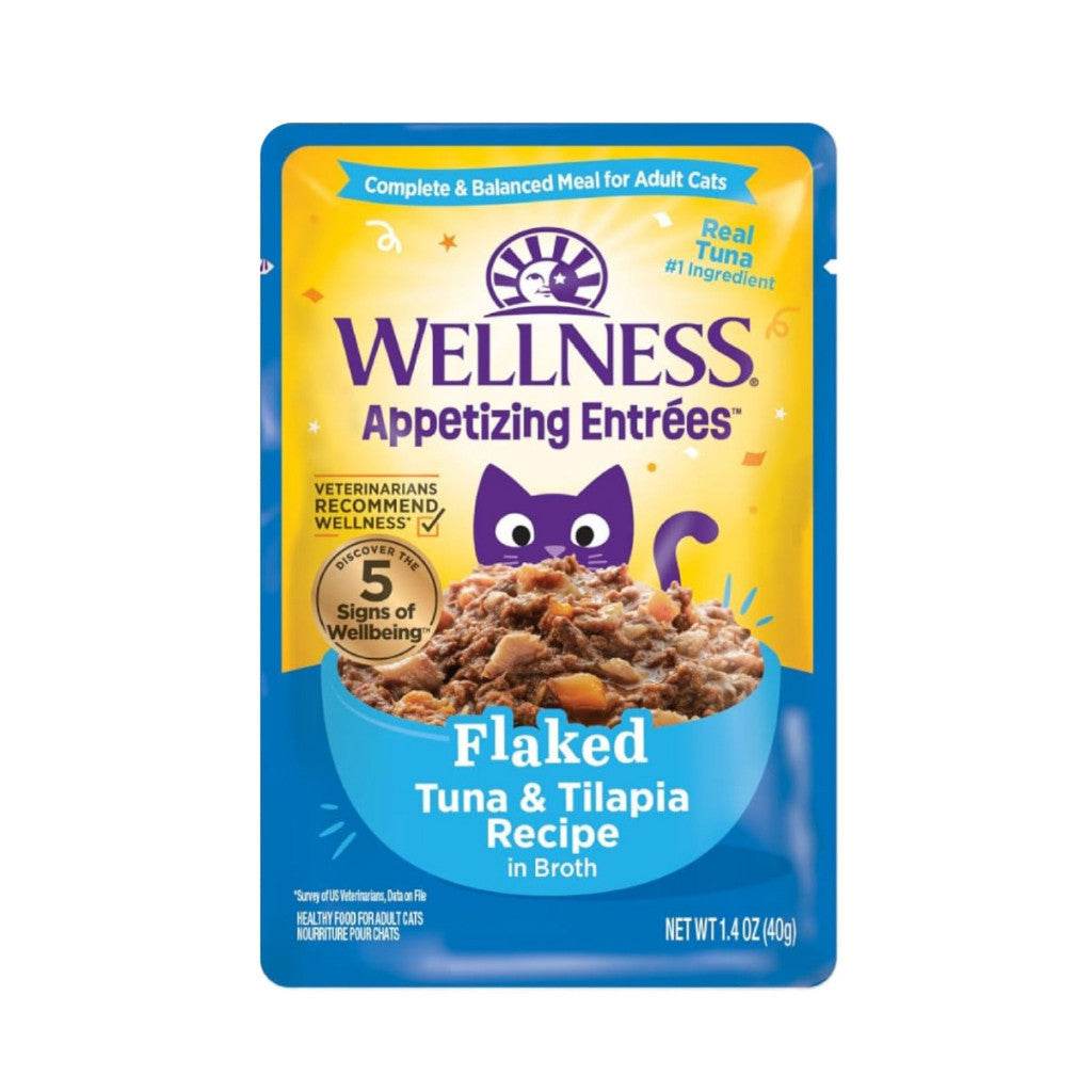 Wellness Appetizing Entrées Shredded, Flaked, Mousse Flaked Tuna & Tilapia
