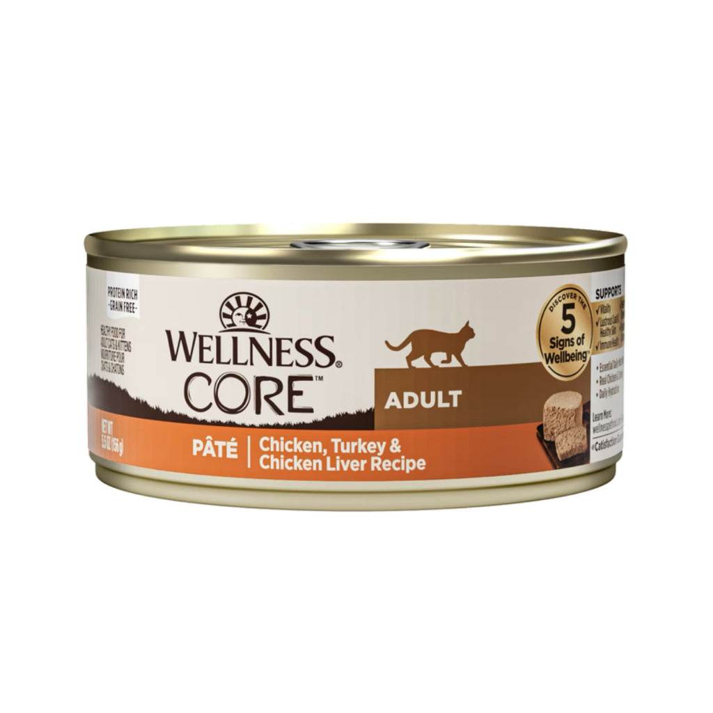 Wellness Core Signature Selects Wet Cat Food Can 5.3oz / 5.5oz Grainfree Chicken and Turkey