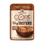 Wellness CORE Tiny Tasters– Gourmet Wet Meals 1.75oz Smooth Pate Chicken & Turkey