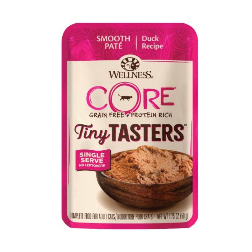 Wellness CORE Tiny Tasters– Gourmet Wet Meals 1.75oz Smooth Pate Duck