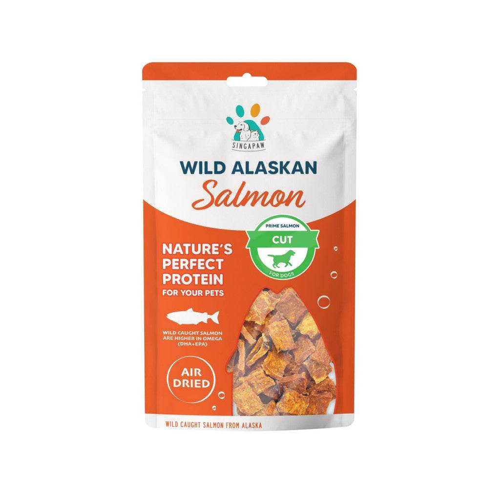 Singapaw Salmon & Pollock Cat & Dog Treats Salmon Cut