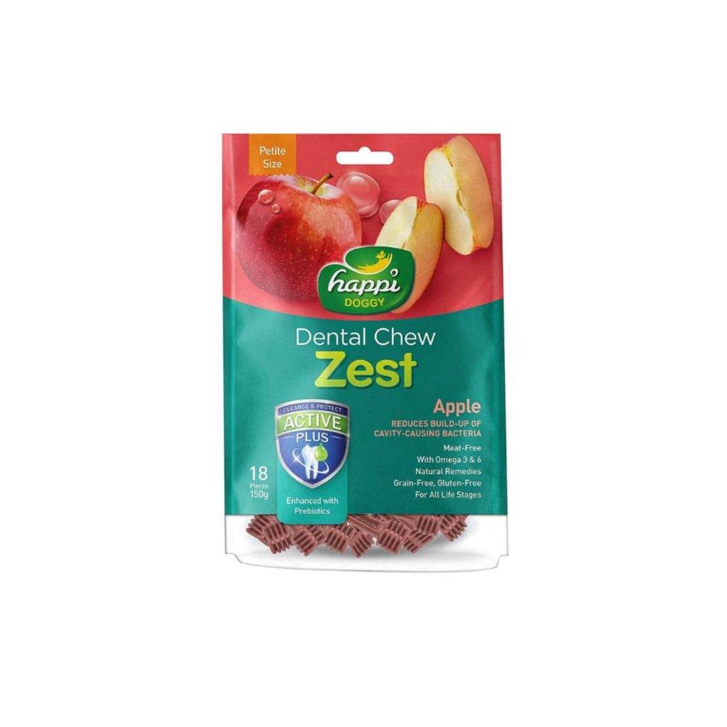 Happi Doggy Dental Chew Zest Petite Apple