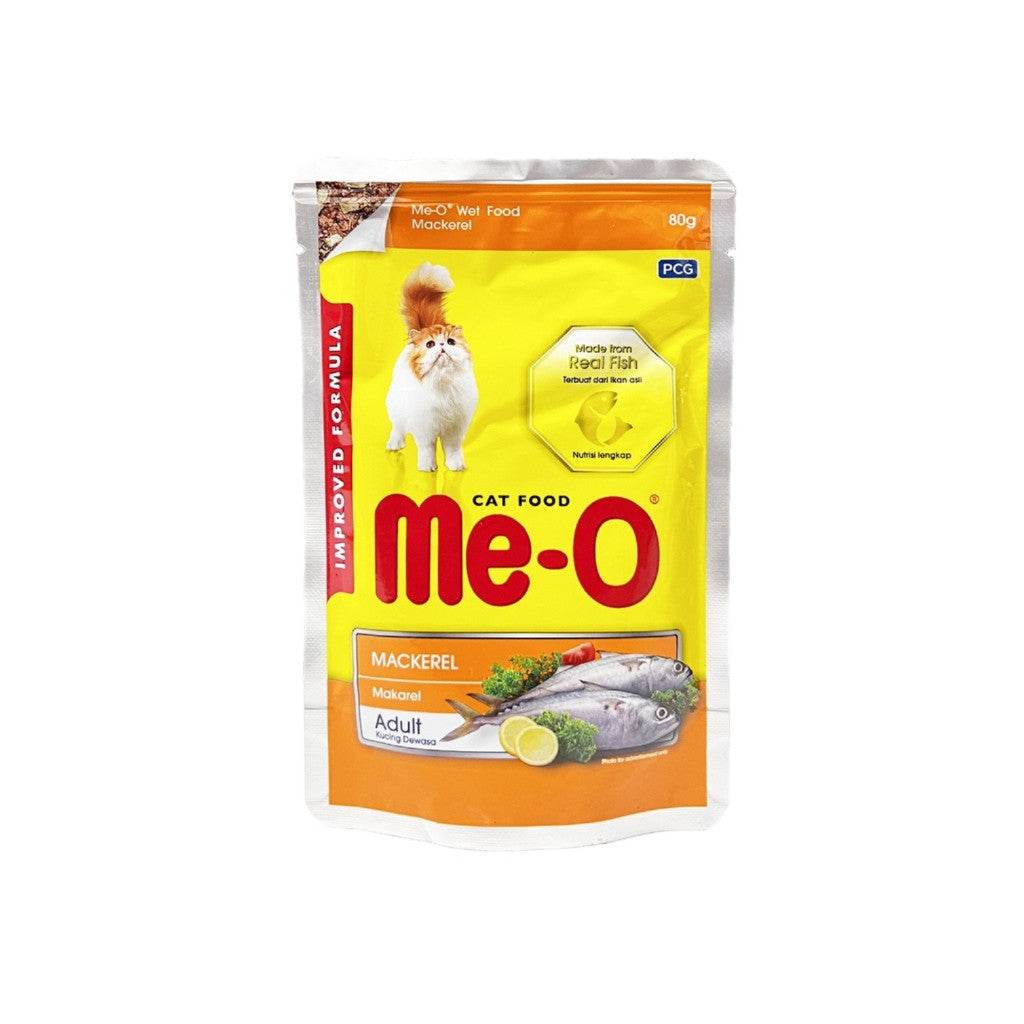 Me-O Cat Wet Food In Pouch 80g Mackerel