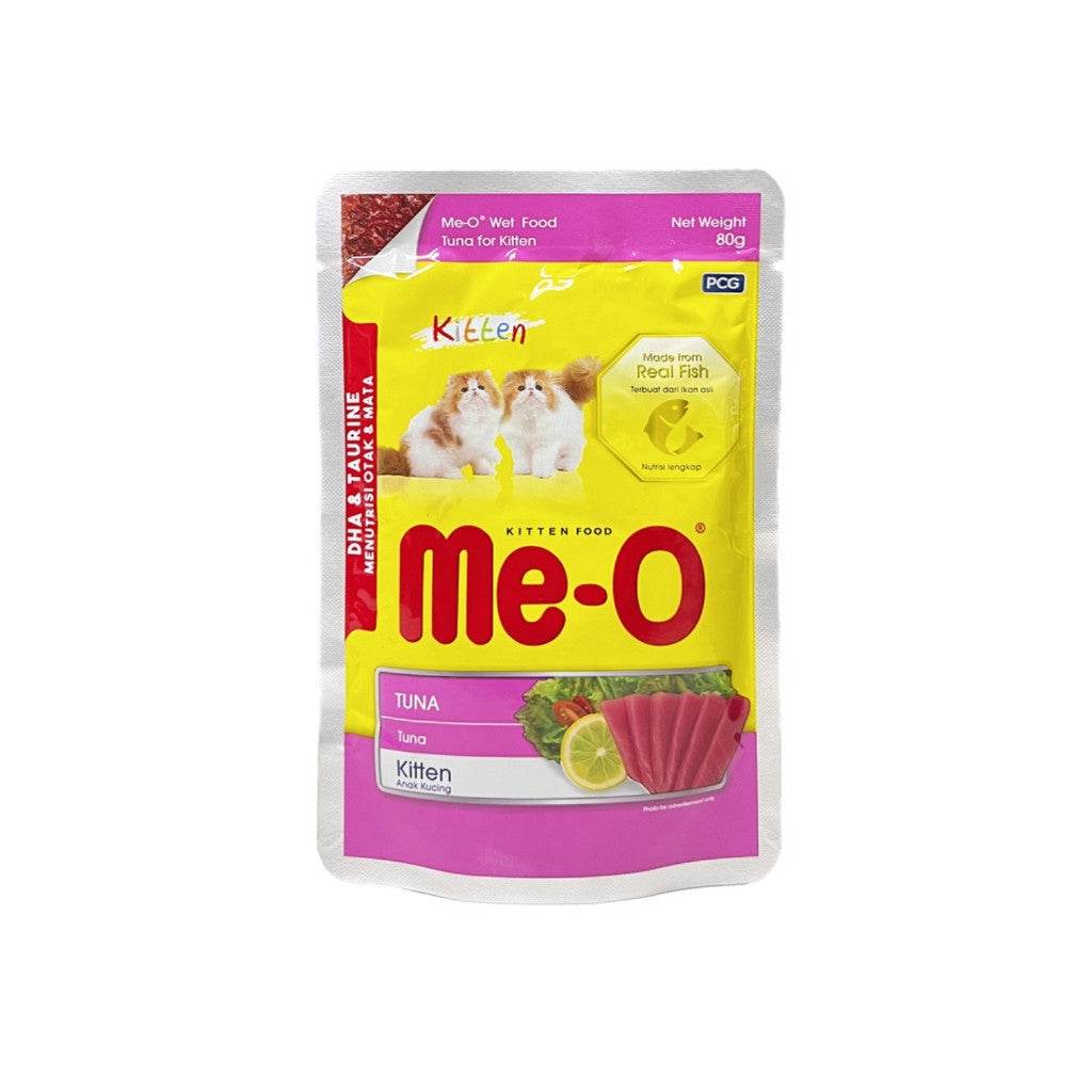Me-O Cat Wet Food In Pouch 80g Tuna (Kitten)