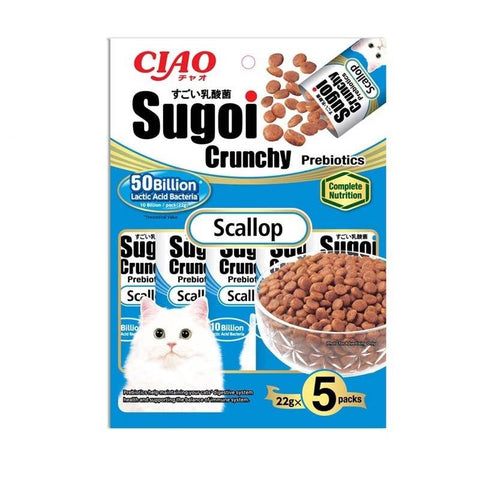 Ciao Sugoi Crunchy Prebiotics Cat Treats 110g (22g x 5) P-233 Chicken