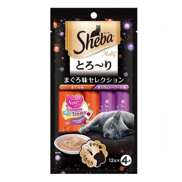 Sheba Melty Creamy Cat Snack 12g Tuna Seafood
