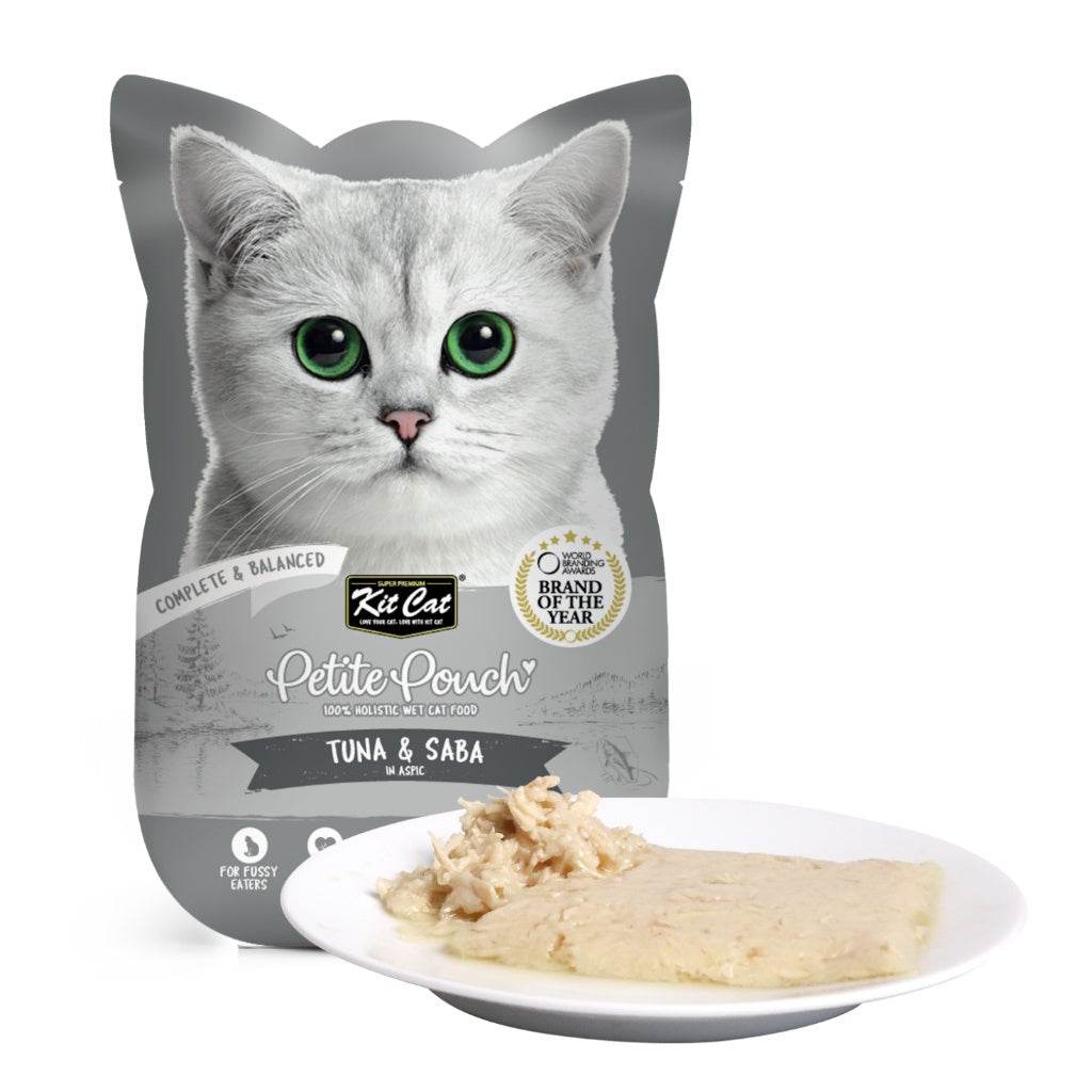 Kit Cat Petite Pouch Wet Cat Food 70g Tuna & Saba