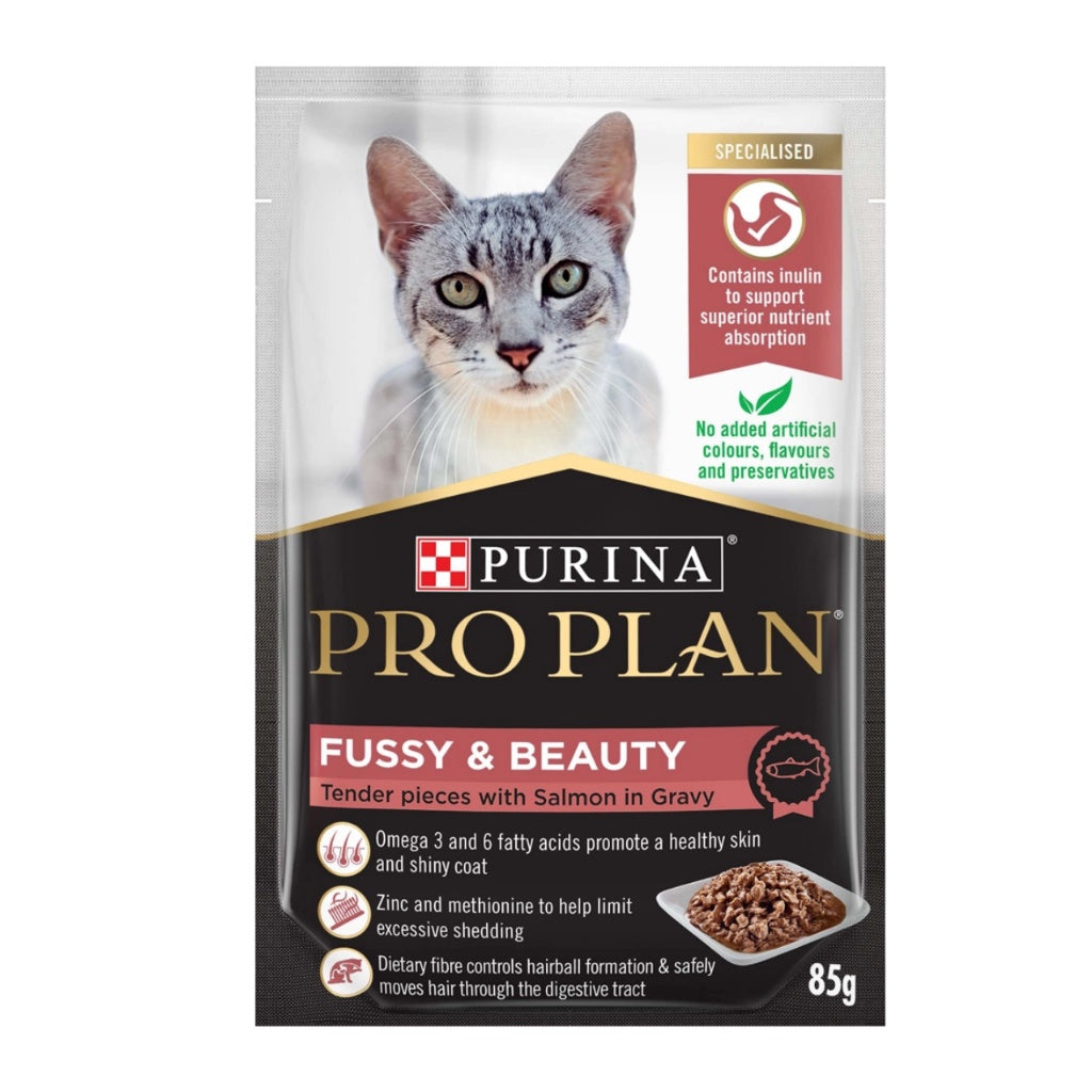 Purina PRO PLAN Wet Cat Food 85g Fussy Beauty