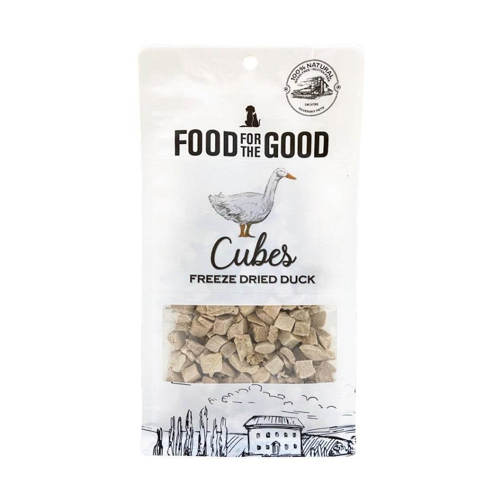 Food For The Good Freeze-Dried & Air Dried Treats Freeze Dried Duck Cubes 70g