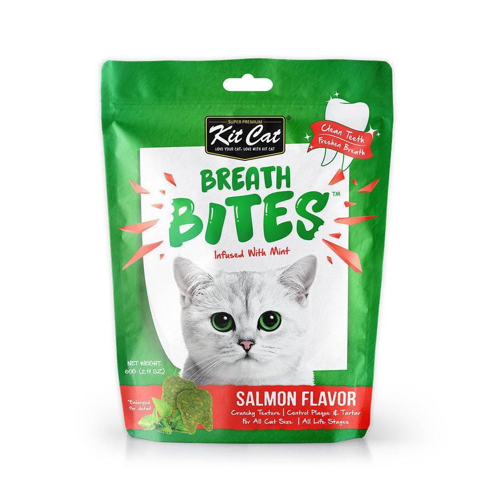 Kit Cat Kitty Crunch & Breath Bites 60g Breath Bites Salmon