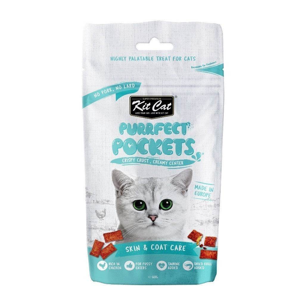 Kit Cat Purrfect Pocket Treats 60g Skin and Coat Care