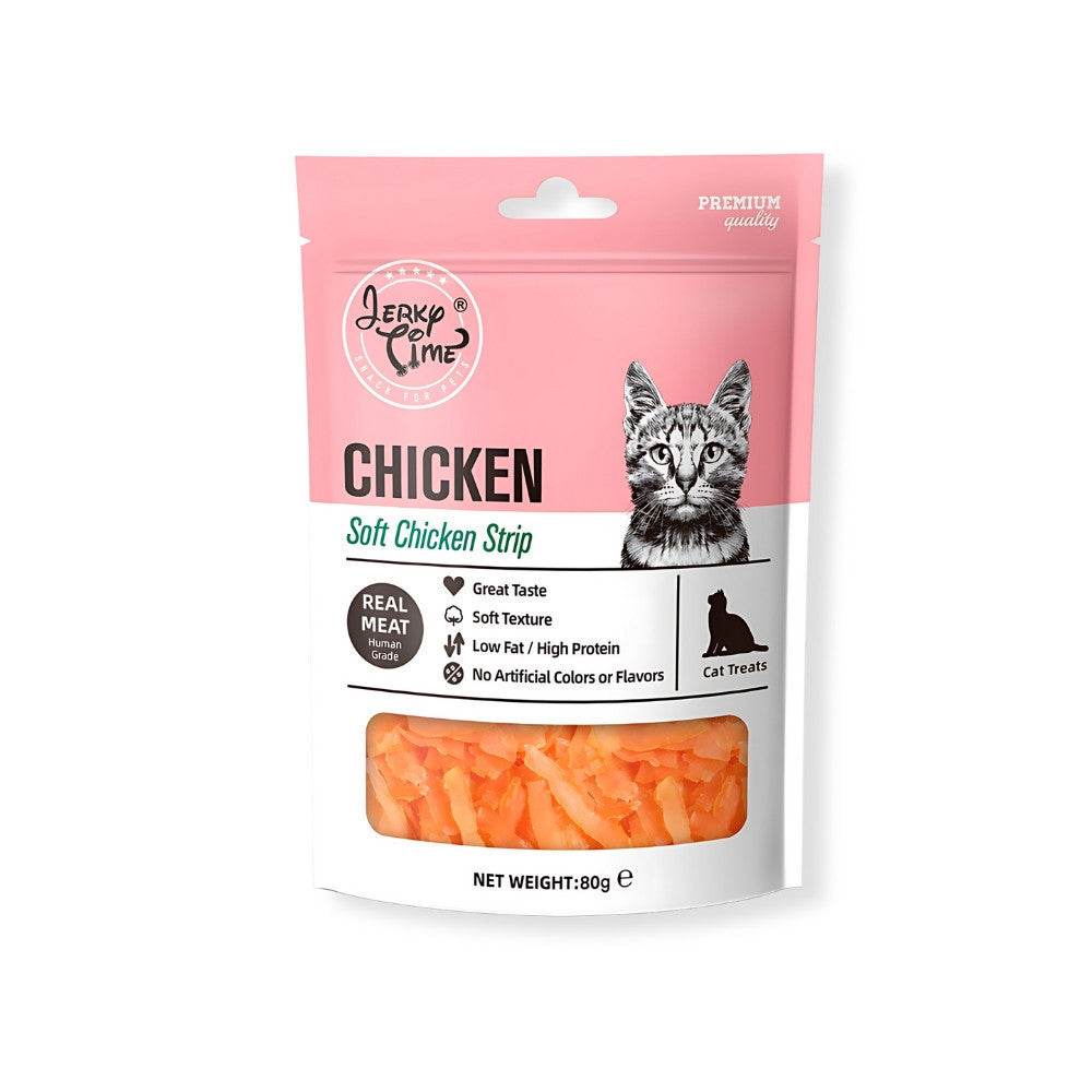 Jerky Time Cat Treats 80g Soft Chicken Strip