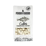 Food For The Good Freeze-Dried & Air Dried Treats Freeze Dried Codfish Cubes 50g