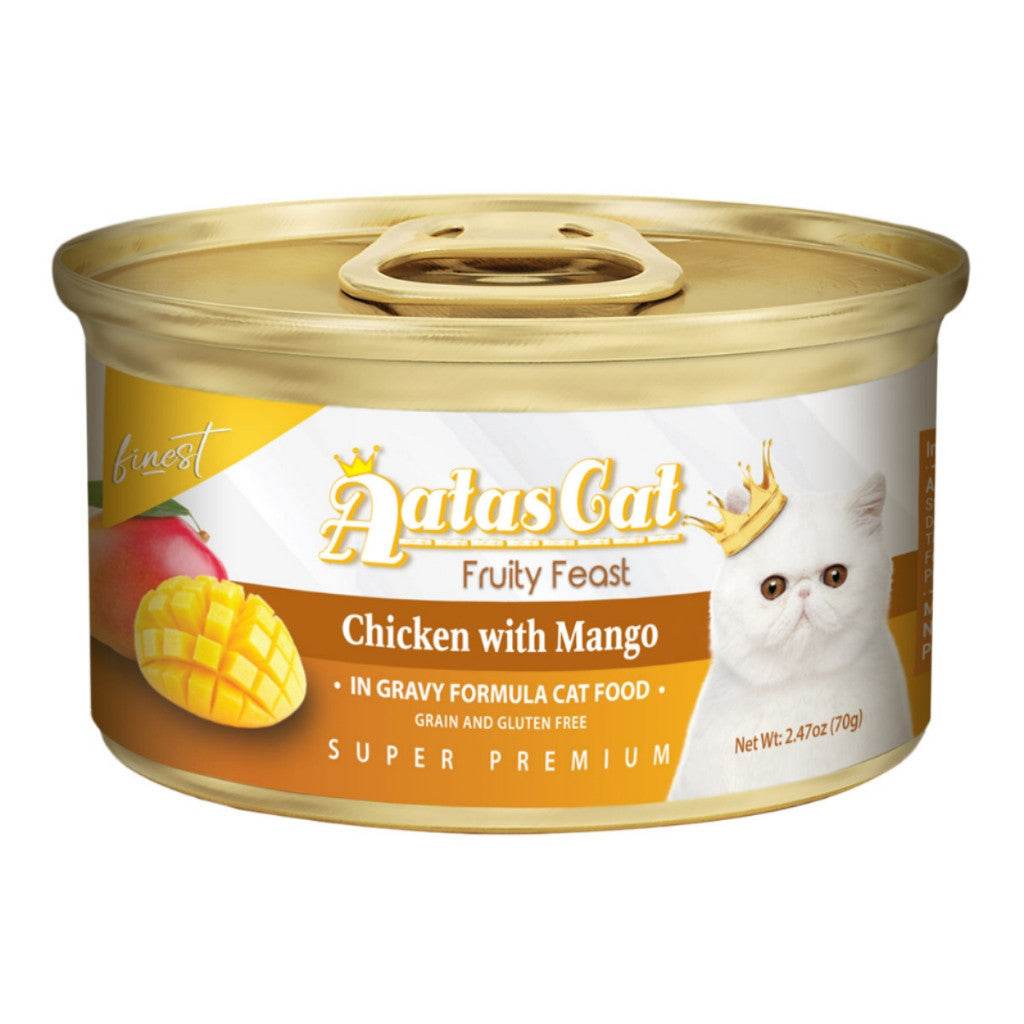 Aatas Cat Wet Food 70g-80g - Fruity Feast Chicken Mango