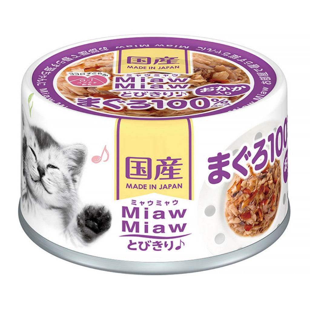 [Bundle of 24] Aixia Miaw Miaw Tobikiri Wet Cat Canned Food 60g