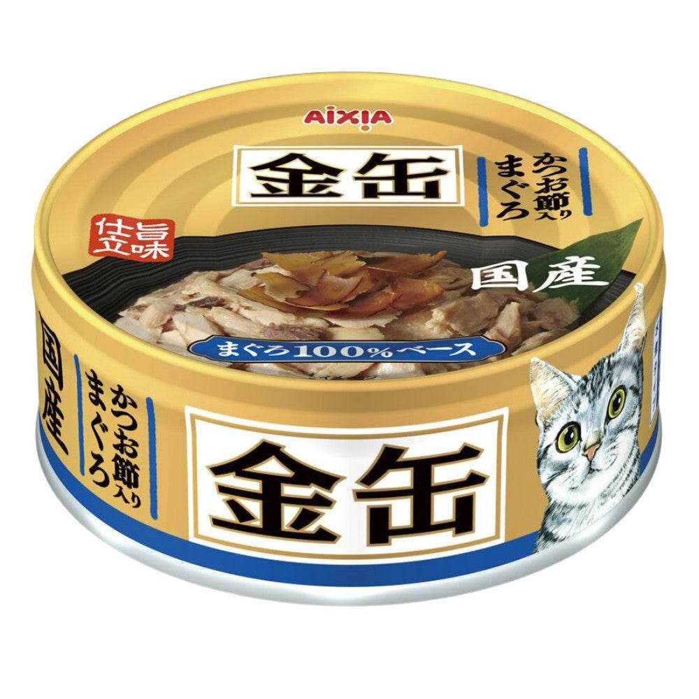 Aixia Kin Can Cat Wet Food 70g – Mini & Rich Series GN4 Tuna Dried SkipJack