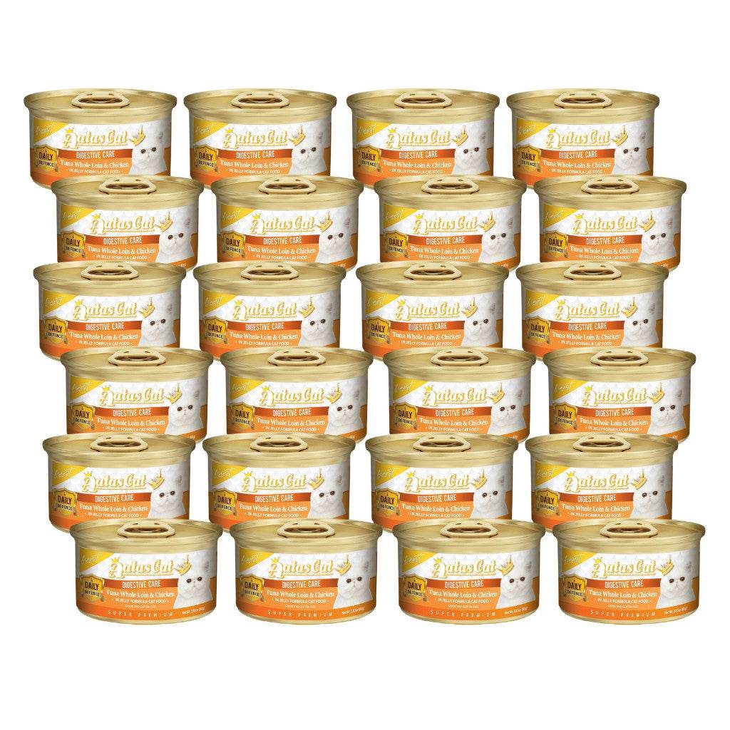 Bundle of 24 Aatas Cat Finest Wet Cat Food Digestive Care