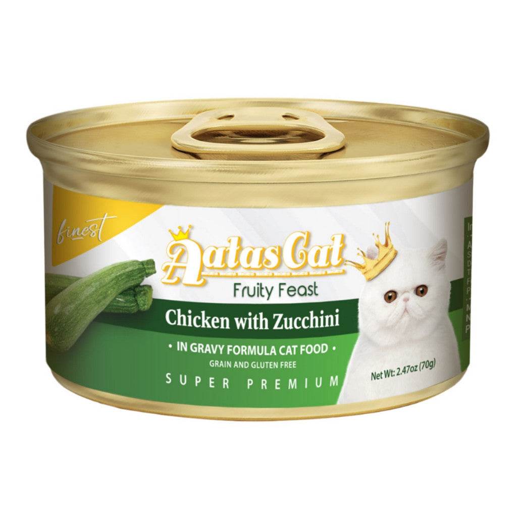 Aatas Cat Wet Food 70g-80g - Fruity Feast Chicken Zucchini