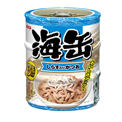60gx3 Aixia Umi Can Mini Canned Cat Food UM31 Skipjack Tuna 3