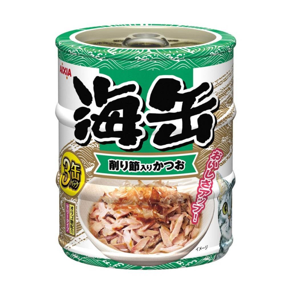 Aixia Umi Can Mini Canned Cat Food 60gx3 UM34 DriedSkipjack 3