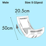 Altimate Pet Antibacterial Disposable Male Wraps Male Small 11pcs