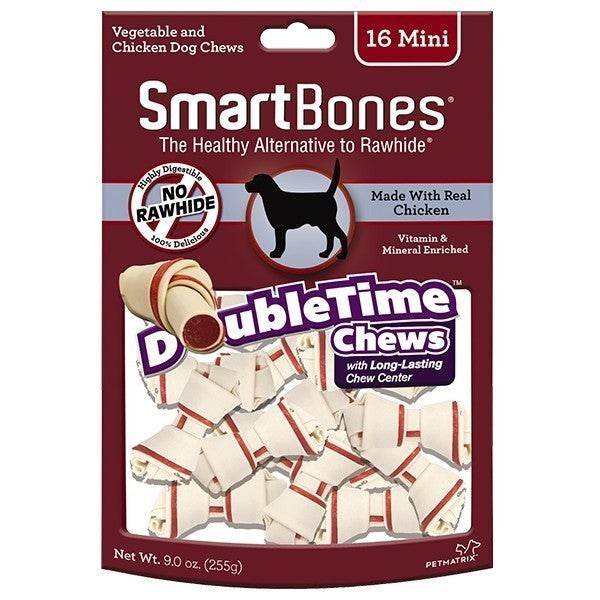 Smartbones Classic Bone Chews Double Time Bones-Mini 16pcs