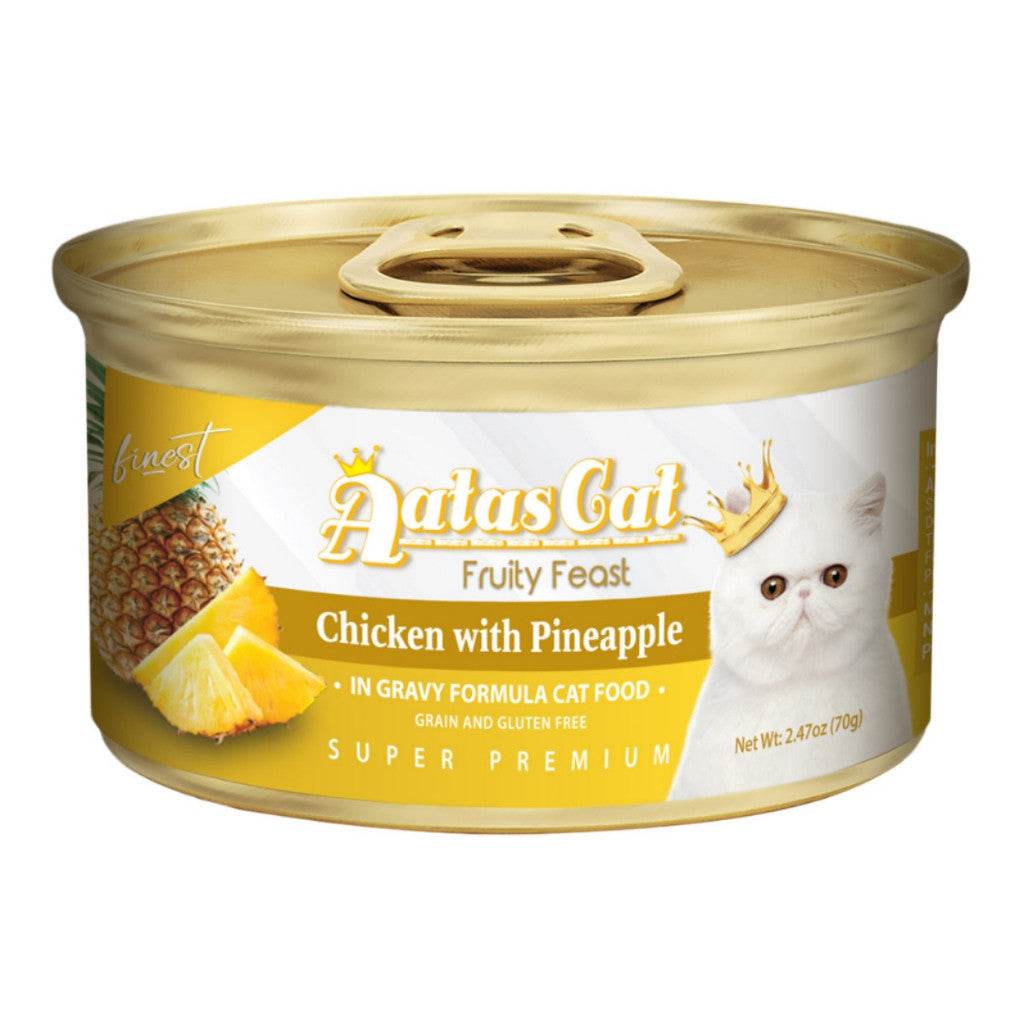 Aatas Cat Wet Food 70g-80g - Fruity Feast Chicken Pineapple