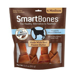 Smartbones Classic Bone Chews Peanut Butter - Medium 4pcs