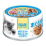[Bundle of 24] Aixia Miaw Miaw Tobikiri Wet Cat Canned Food 60g