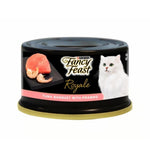 [Bundle of 24] Fancy Feast Royale Wet Cat Food 85g - Premium Gourmet Meal, Complete & Balanced Tuna Banquet with Prawn