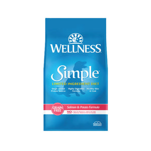 Wellness Simple Dry Dog Food 4lb-26lb - Limited Ingredient Diet, Protein Source, Digestive Support
