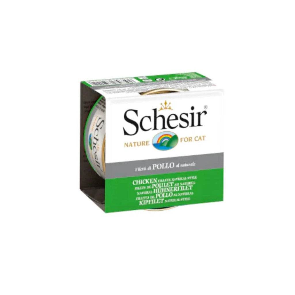 Schesir Canned Cat Food In Gravy & Jelly 70g–85g Natural Chicken