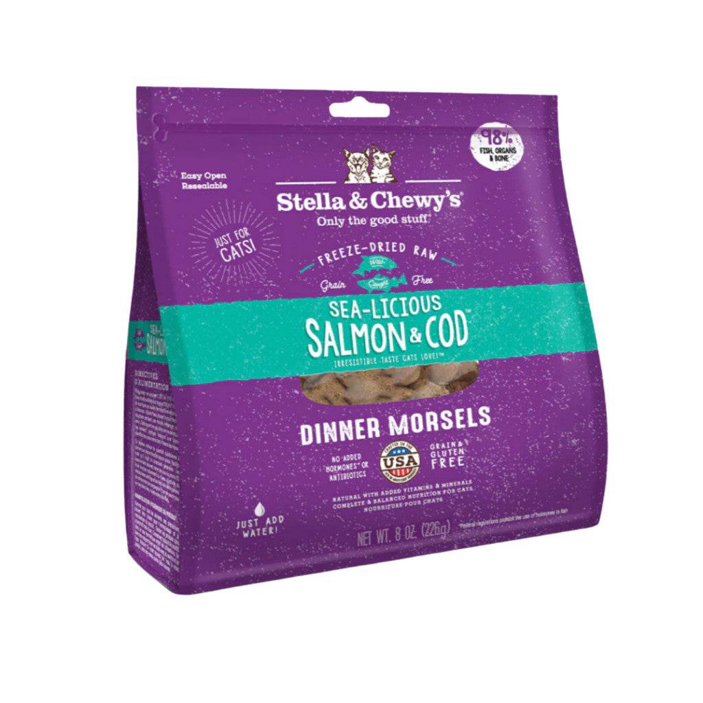 Stella & Chewy's Freeze-Dried Raw Dinner Morsels Salmon & Cod 8oz